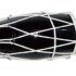 Kolorr Stitch 7L Plastic Pedal Modern Design Waste Bin (Black)