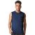 U.S. POLO ASSN. Men Sleeveless Brand Print Polyester I711 Vest – Pack of 1 (Navy Mel L)