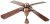Surya Imperia 1200MM Ceiling Fans | for up-beat Living rooms, Bedrooms, Dens, Common Areas, Home and Office (Antique Copper)