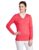 U.S. POLO ASSN. Women’s Wool Blend Round Neck Sweater (UWSW0005_Teaberry W14_L)