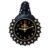 Fm craft Mahakal Lord Shiva Decorative Wall Clock | Spiritual Shiv Ji Analog Quartz Timepiece | Antique Black & Gold Finish |Wall Décor for Living Room, Pooja Room, Office & Housewarming Gift