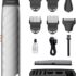 One Plus OP 501 Cordless Professional 7 in 1 Grooming Kit With Hook Hanger Washable Trimmer 120 min  Runtime 12 Length Settings(Black)