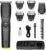 One Plus OP 501 Cordless Professional 7 in 1 Grooming Kit With Hook Hanger Washable Trimmer 120 min  Runtime 12 Length Settings(Black)