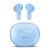 pTron Bassbuds Astra in-Ear TWS Earbuds w/Stereo Sound, 34Hrs Playtime, Stereo Calls, Custom EQ, Mobile App, BTv5.3 Headphones, Touch Control, Voice Assistant, Type C Charging & IPX4 (Light Blue)