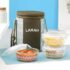 Larah by Borosil Ingot Fluted Series Opalware Dinner Set | 36 Pieces for Family of 8 | Microwave & Dishwasher Safe | Bone-Ash Free | Crockery Set for Dining & Gifting | Plates & Bowls | White