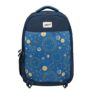 F Gear Ryto Navy Blue 35L School Backpack with 3 Spacious Compartments, 1 Front Pocket & Side Bottle Holder, Airflow Padded Back, Lightweight & Durable Bag for School, Tuition, Travel and Work