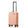 HRX Kyoto Cabin Size Peach Polypropylene Hard Shell Suitcase – Premium Travel Trolley Bag with 8 Spinner Wheels, Number Lock & Water Resistant Body