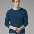 AUSK Striped Men Round Neck Dark Green, Black T-Shirt
