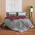 The Sleep Company Solid Double Comforter for  Heavy Winter(Microfiber, Blue, Grey)