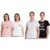 Amazon Brand – Eden & Ivy Eden & Ivy Women’s Solid Regular Fit T-Shirts (Pack of 2): Pink & White (ENISS22WTE501, Size S) & Grey & Black (ENISS22WTE501, Size Small)
