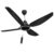KUHL Brise E4 1320 mm 65% Power Saving BLDC Ceiling Fan | BEE 5 Star Rated & ISI Marked | High Air Flow | 5 Year Warranty on Motor | Free Installation | Black