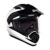Royal Enfield Ds Escapade Isi Certified Full Face Riding Motorcycling Helmet White&Black(L) 58 Cm-High Impact Grade Thermoplastic&Vented Eps Liner for Superior Impact Protection and Durability