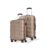 Aristocrat Comet Set of 2 (Cabin+Medium) Hard Case Trolley Bags, Champagne
