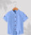 Rutabo Boys Solid Casual Light Blue Shirt