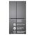 LG 655 L Frost-Free Smart Inverter Double Door Side-By-Side Refrigerator (2023 Model, GL-B257HDSY, Dazzle Steel, Express Freeze | Multi Air-Flow)