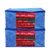 AI ANKIT INTERNATIONAL® Saree Cover Bag/Blue Leheriya Design Clothes Storage Organizer/Saree Covers For Storage/Pack of 2
