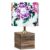 tu casa Wooden Table Lamp | Carnation Shade | Bedroom Decor ! Living Room