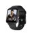GOQii Smart Vital MAX SpO2 1.69” HD Full Touch, Smart Notification, Waterproof, IP68, Smartwatch for Smart Phones, Blood Oxygen, Sports & Sleep Tracking with 3 Months Personal Coaching- Black