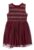 Amazon Brand – Jam & Honey Girl’s Synthetic Skater Knee-Long Dress (AVPG-DR10_Wine_7-8 Years)