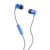 Skullcandy Jib in-Ear Wired Earbuds, Microphone, Works with Bluetooth Devices and Computers -Cobalt Blue