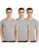 Amazon Brand – Symbol Men’s Solid Cotton T Shirt | Plain | Round Neck | Half Sleeve – Regular Fit | Combo Pack of 3 (Available in Plus Size) (Grey_S)
