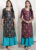 V And V Shop Women Printed Straight Kurta(Multicolor)