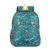 Lavie Sport Radiant 18L Printed Casual Backpack |School Bag for Girls (Teal)
