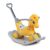 Webby Musical 2 in 1 Horse Rocker Cum Rider-Kids Ride On Push Car with Parent Control Toy Toddler Baby Toy 1-4 Years Old Indoors and Outdoors Kids Suitable for Boys & Girls (Yellow)