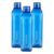 Cello Venice Plastic Water Bottle | Unbreakable and Hygienic | Perfect for staying hydrated at the school,college, work, gym and outdoor adventures Water Bottle | 1 Litre | Set of 3, Blue
