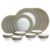 CELLO Moonstone Solitaire Series Opalware Dinner Set of 18 Pieces For Family of 6 | Bone-Ash Free & Leadfree Opal Glass Microwave & Dishwasher Safe, Crockery Plates & Bowls Set For Daily Use & Gifting