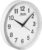 matiz Analog 20 cm X 20 cm Wall Clock(Silver, With Glass, Standard)