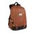 Gear Classic 20L Small Faux Leather Water Resistant Anti Theft Laptop Backpack/Office Backpack for Men/Women (Tan-Black)