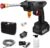 KRESHU Cordless 48V Electric High Pressure Car Washer Machine Accessories Portable Power ABS Material Multi-Function 3 in 1 Nozzle 5M Pipe for Washing Cars/Watering Flowers/Cleaning Floors (1-pcs)