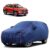 Sulfar 100% Water Resistant Car Body Cover Compatible with Mirror for Toyota Urban Cruiser Tiasor(Breeza) (Triple Stitched, Full Bottom Elastic, Blue Tafetta with Red Piping)