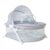 Infantino Sweet Dreams Fold & Go Bedside Bassinet, Lightweight Portable Baby Sleeping Bed, Quick Fold and Easy to Carry, Adjustable Canopy, Indoor and Outdoor Crib for Bebies