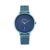 Titan Slimline Blue Dial Analog Stainless Steel Strap Watch for Women-NS95142QM01