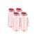 ATTRO Ultra Pro Motivational 1-Liter BPA-Free Water Bottle with Leak-Proof Flip-Top Cap, Nylon Strap and Stylish Color for Daily Hydration Set of 4-Red
