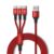 SOOPII 3 in 1 Multi USB Charging Data Cable for Car, Office, Traveling and Home – 1.2 Meter Long, 2.1 A Output, Charges 3 Phone at Same time(Compatible with Apple iPhone, Micro and C Type)