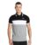 Puma Men’s Color Block Regular Fit T-Shirt (670852_Black-White-Medium Gray Heather
