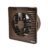 HEWA Onyx 6 inch 150mm high speed Ventilation Exhaust Fan for bathroom, kitchen with 2 year warranty (Brown)