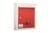 SPYLOCK Metal Mail Box Letter Box for Home and Gate Office Wall Mount Box Red & ivery Size (11 * 9 * 3 inch)