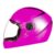 Steelbird SBH-21 Wiz Reflective ISI Certified Full Face Helmet (Large 600 mm, Dashing Pink with Clear Visor)