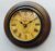 Wooden Victoria Wall Clock Antique Look Deep Glass Wall Clock (Brown_6 Inch Small_)