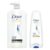 Dove Intense Repair Shampoo 1 Litre + Conditioner 175ml, Combo | For Dry and Damaged Hair | Enriched with Fibre Actives | Strengthens Smooth & Strong Hair
