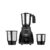 Crompton DS 500 BLK 500-Watt Mixer Grinder with Powertron Motor & Motor Vent-X Technology (3 Stainless Steel Jars, Black & Grey)