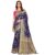 Glory Sarees Women’s Banarasi Silk Saree With Blouse Piece (Kara164_Navyblue)