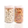 Steelo Stack & Lock Plastic Kitchen Storage Square Container Set – Air Tight, Fridge safe, US FDA Approved, PET Food Grade Heavy Duty Material, BPA Free