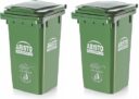 Aristo Plastic Manual-Lift Garbage Waste Dustbin with Out Wheel 90 LTR (Green & Green) COMBO