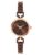French Connection Gazellle Brown Round Analog Watch for Women – FCN00092A