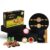 DeoDap Chocolate with Rakhi Set for Brother – Lord Ganpati & Peacock Design Rakhi Set of 2 with Choco Coated Almonds (32 GM), Silver Colour Pooja Coin & Greeting Card, Raksha Bandhan Combo for Bhai